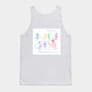 Rainbow Pride Hula Hoopers Tank Top